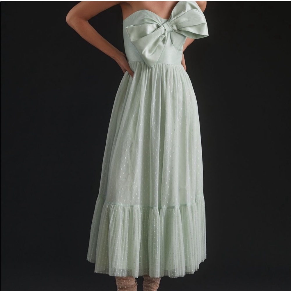 Anthropologie Hutch tulle bow dress
